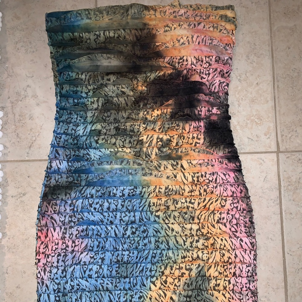 Bodycon Rainbow Dress from Charlotte Russe.